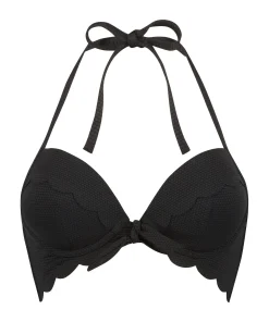 Store Voorgevormde Push-Up Beugel Bikinitop Scallop Cup A - E Vrouwen Bikini'S
