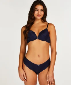 Outlet Voorgevormde Push-Up Beugel Bh Marine Vrouwen Push-Up & Maximizer Bh'S